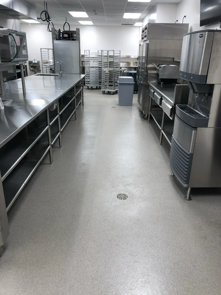 Corby Hall kitchen at Notre Dame