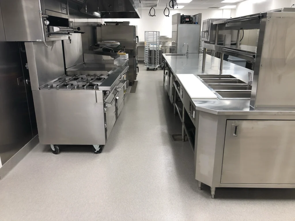 Corby Hall kitchen at Notre Dame