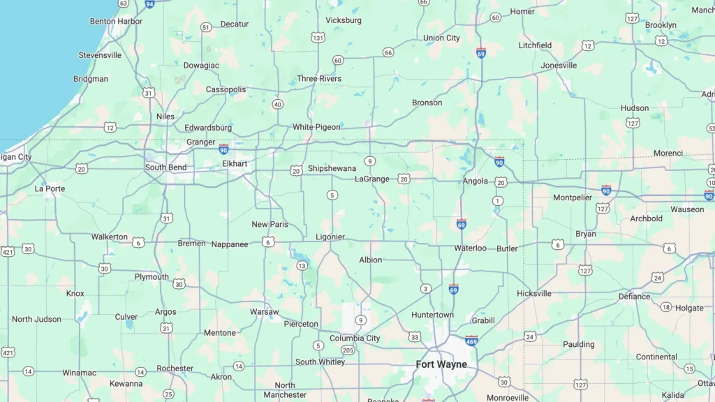 Michiana map