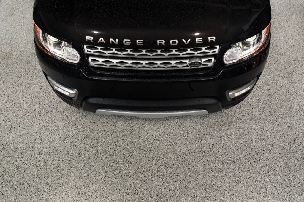 Garage floor installed by Ideal Coatings