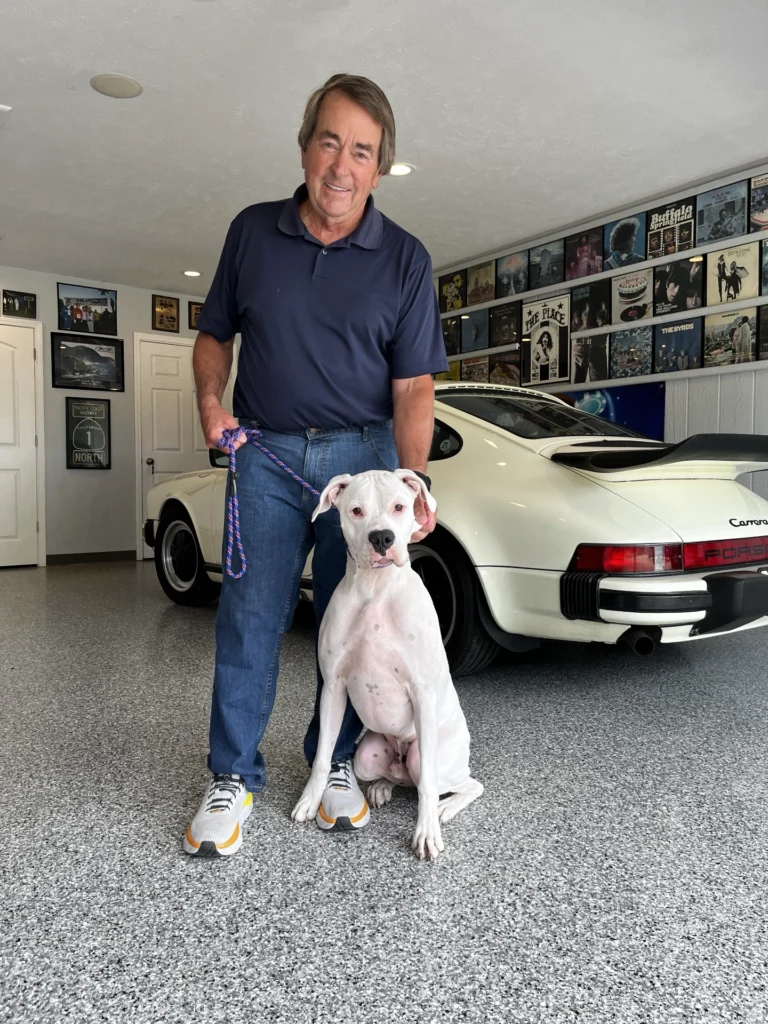 Garage floor installed by Ideal Coatings