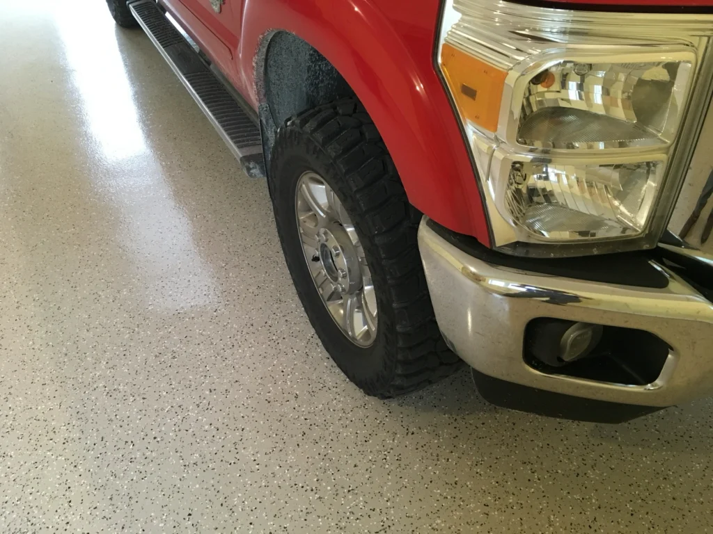 New garage floor we just finished at Ideal Coatings